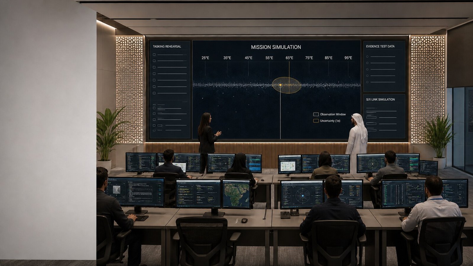 Controlled concept of a future sovereign mission simulation environment